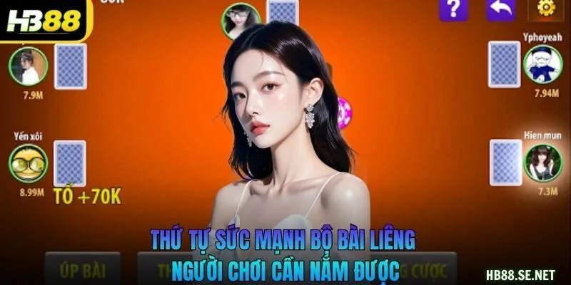 Thứ tự sức mạnh bộ bài Liêng người chơi cần nắm được